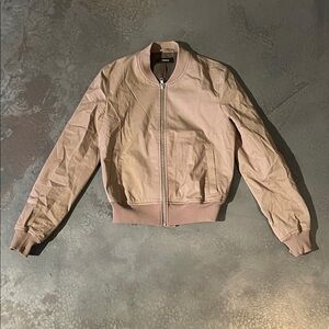 Theory Olive Bomber Jacket